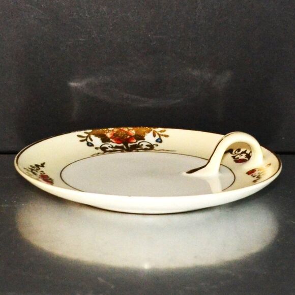 Noritake Other - Noritake Candle Carry Plate Hand Painted Home Decor Vintage Japan